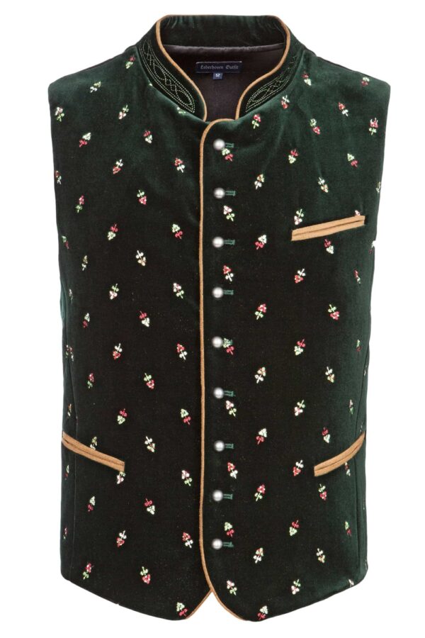 Premium Dark Green Oktoberfest Vest