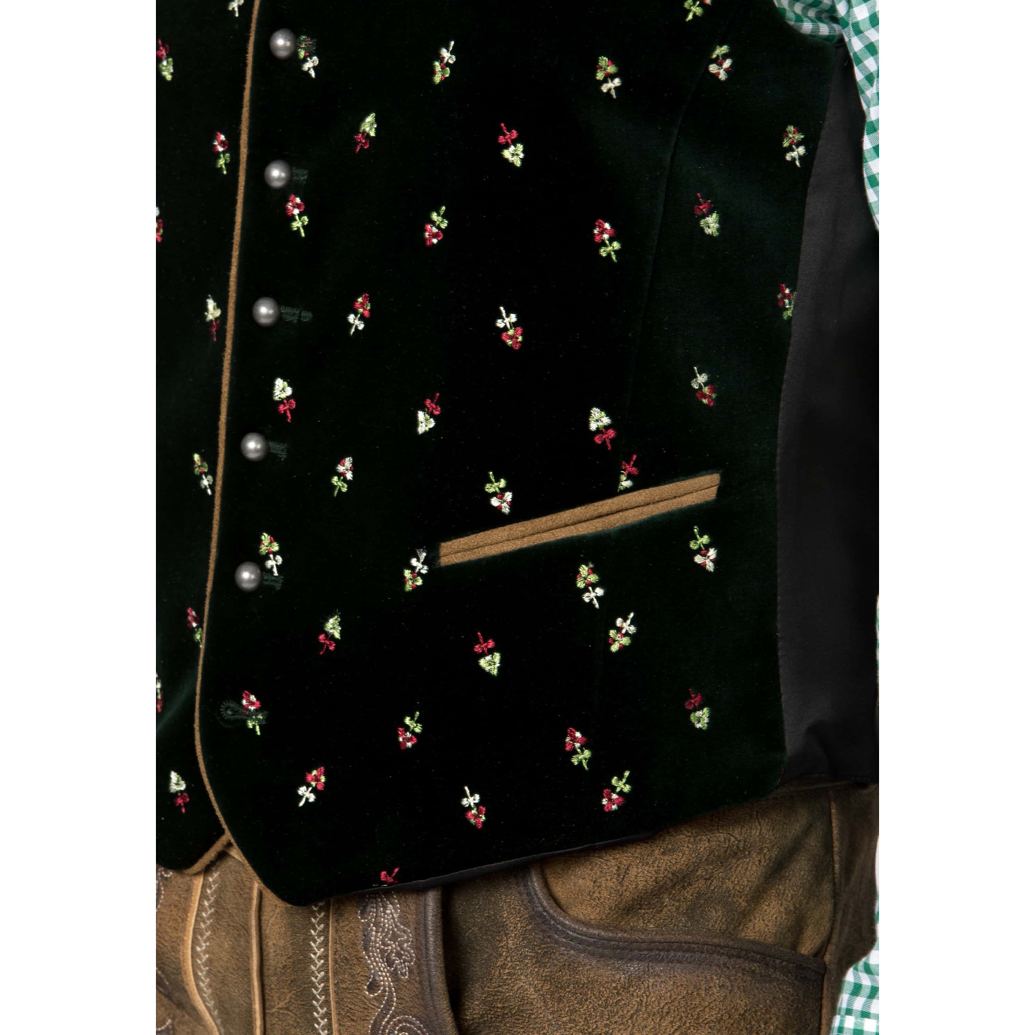 premium-dark-green-oktoberfest-vest-with-vibrant-embroidery-details Premium Dark Green Oktoberfest Vest with Vibrant Embroidery