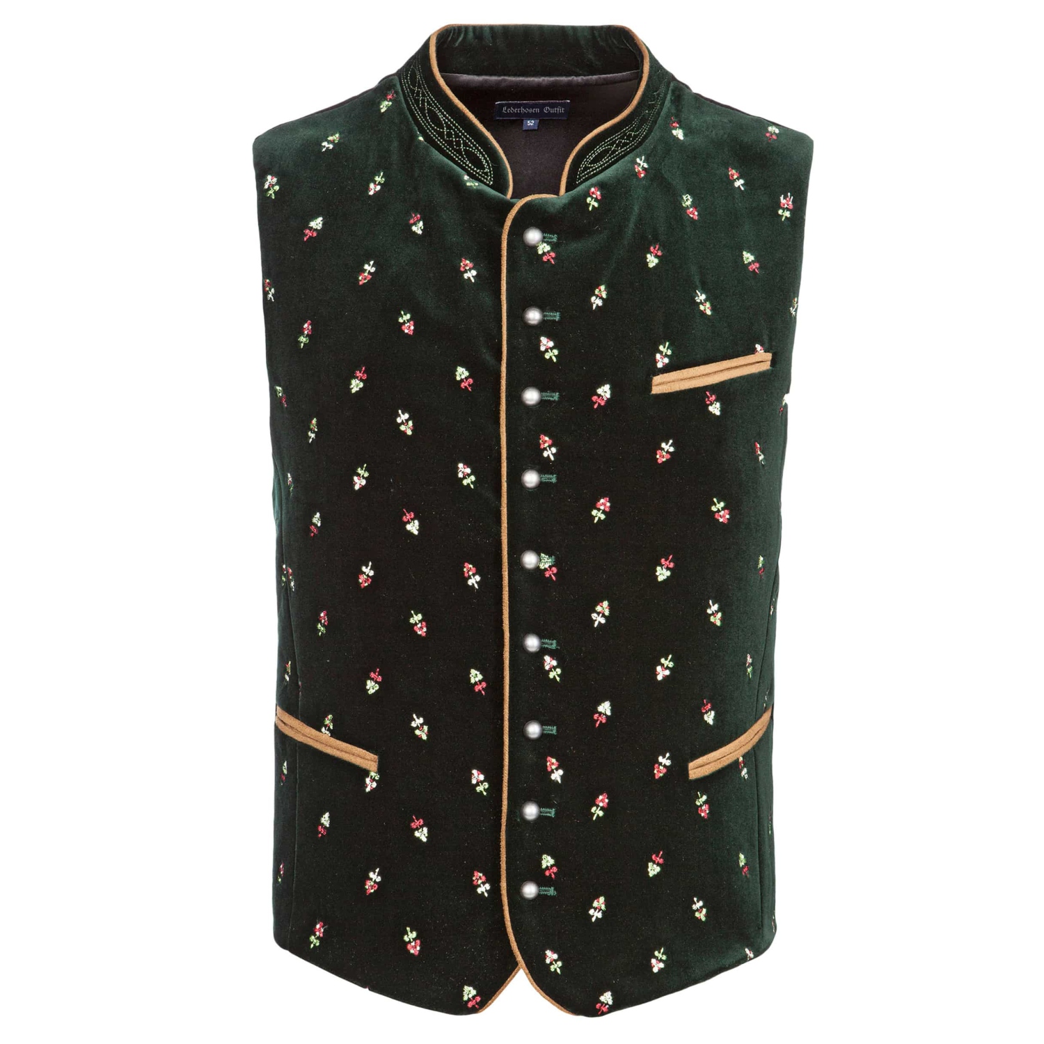 premium-dark-green-oktoberfest-vest-with-vibrant-embroidery Premium Dark Green Oktoberfest Vest