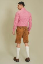 Back view of Amber Crest Heritage Lederhosen