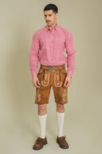 Amber Crest Heritage Lederhosen full front view