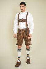 Chestnut Ridge Traditional Lederhosen full front view