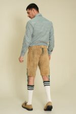 Back view of Emerald Grove German Lederhosen