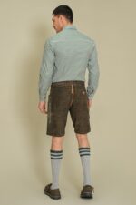 Back view of Hunter Forge Traditional Lederhosen