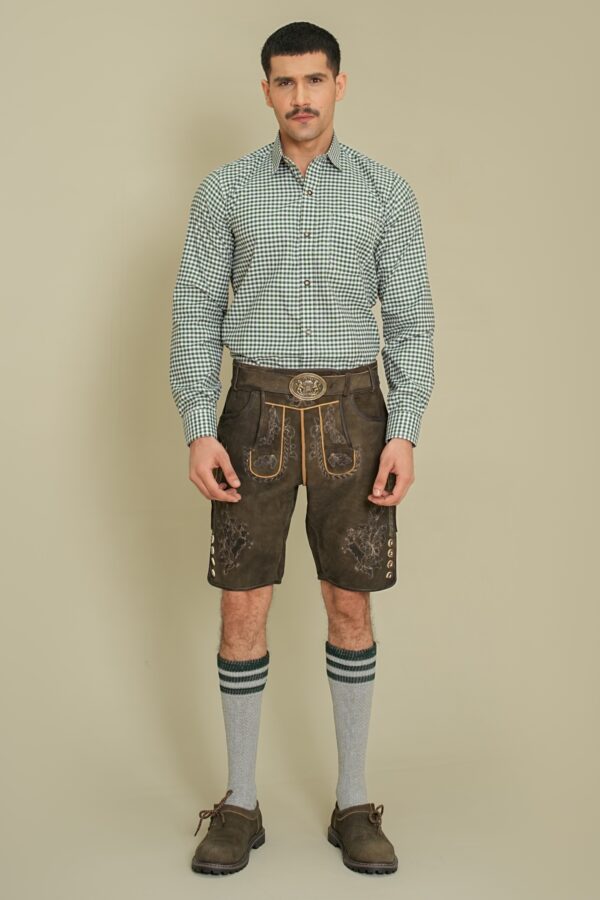 Hunter Forge Traditional Lederhosen full front view