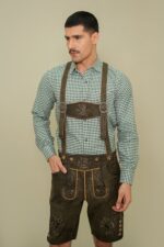 Hunter Forge Traditional Lederhosen with traditional suspenders