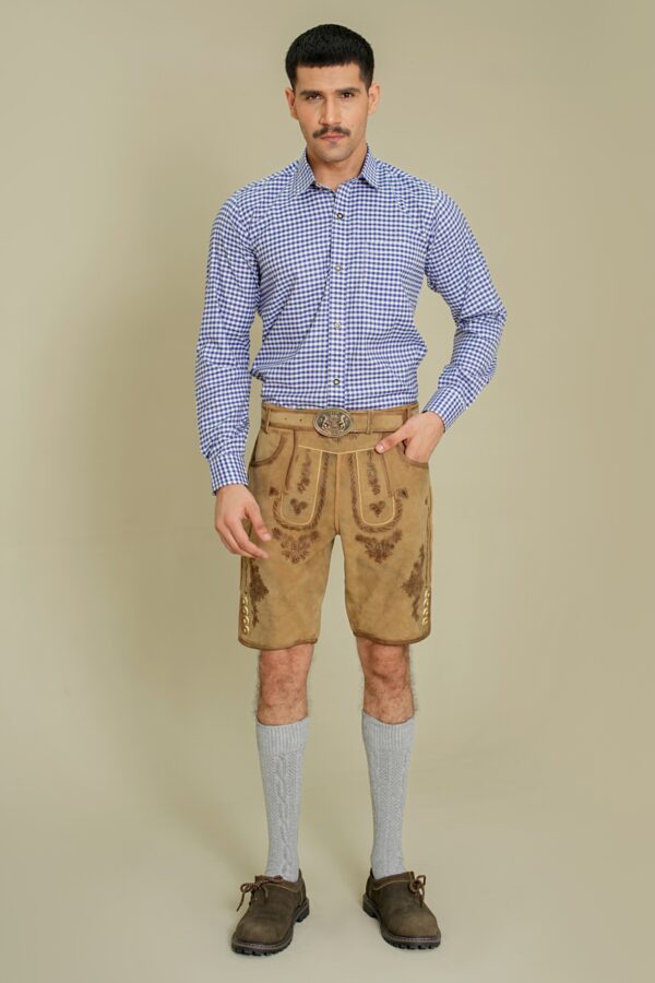 Sandstone Valley Heritage Lederhosen full front view