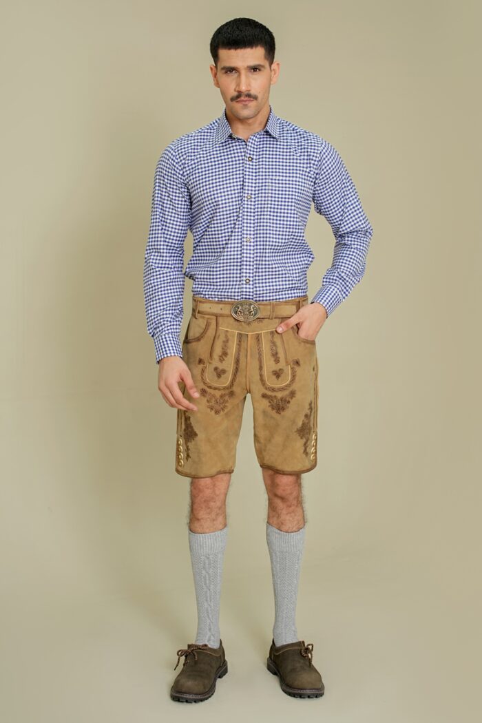 Sandstone Valley Heritage Lederhosen full front view