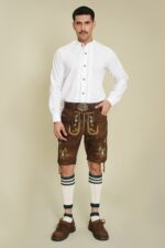 Walnut Bloom Oktoberfest Lederhosen full front view