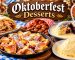 Oktoberfest desserts and traditional German sweets including Kaiserschmarrn, apple strudel and candied almonds